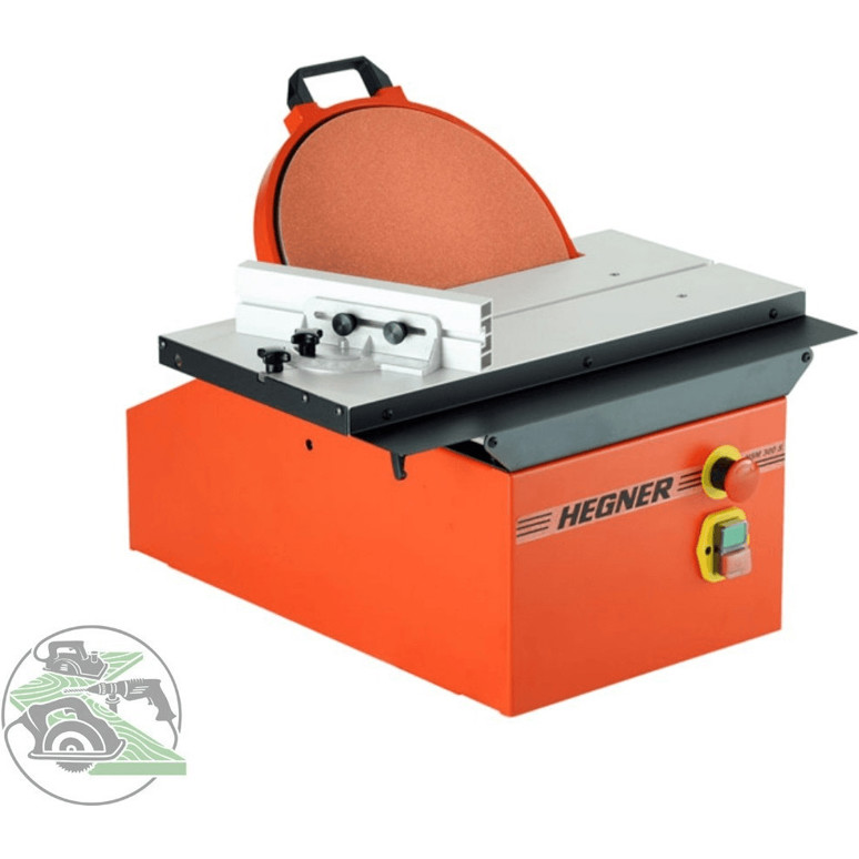 Hegner - HSM 300 S "Tellerschleifer" (Netzbetrieb, orange) - Ideal zum Polieren & Schleifen von Holz & Kunststoff - 300 mm Scheibendurchmesser, Hobbyanwender/Heimwerker