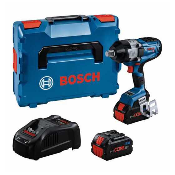 Bosch Akku-Drehschlagschrauber (GDS 18V-1600 HC) - 2 x Akku (ProCORE18V 8.0Ah) - L-BOXX 136