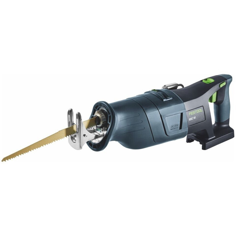 Festool - RSC 18 EB - Akku-Säbelsäge (bürstenloser EC-Motor, 18 V Li-Ion, 3000 min-1, 230 mm Holzschnitt, LED-Licht, Systainer)