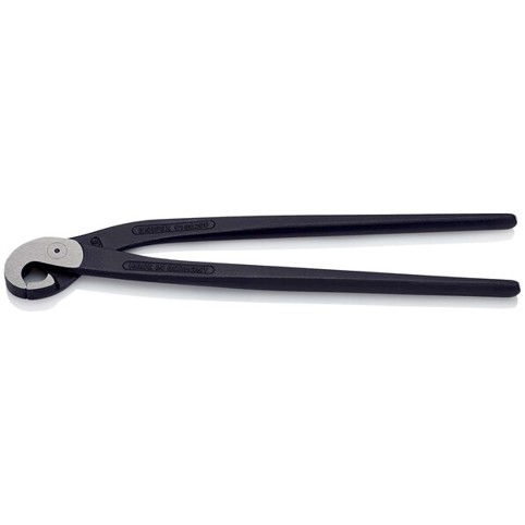 KNIPEX 91 00 200 Fliesenlochzange (Papageienschnabelzange) schwarz atramentiert 200 mm