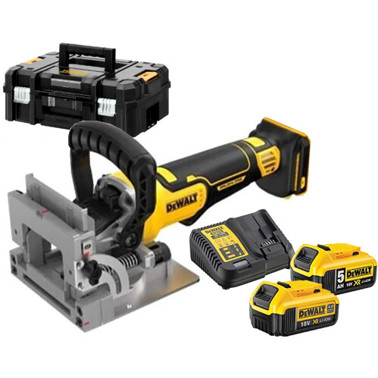 DeWalt - DCW682P2-QW Werkzeug (Akkufräse) - 18V Zweihandgerät mit 5Ah Akku und Zubehör