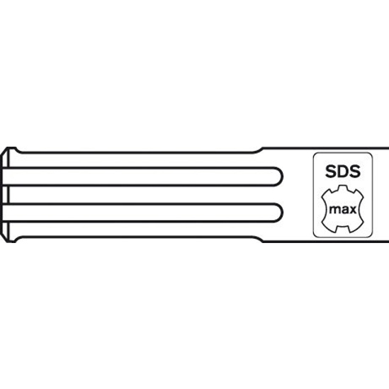 Bosch Kanal-Meißel (SDS-Max) - 300 x 32 mm