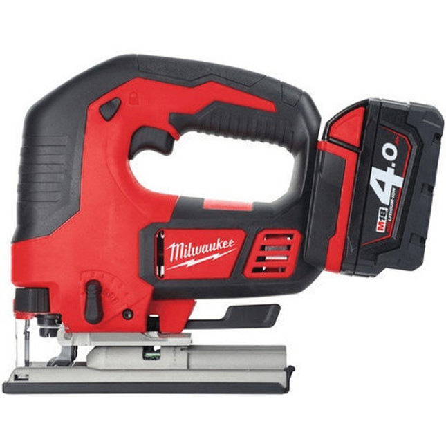 Milwaukee - M18BJS-402C (Profi Akku-Stichsäge, 18V, 4Ah, 2 Akkus)