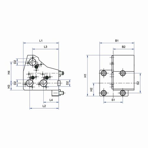 KEMMLER Präzisionswerkzeuge - Zylinderschaftaufnahme (3x Spann-Ø 25 mm) - BMT 65