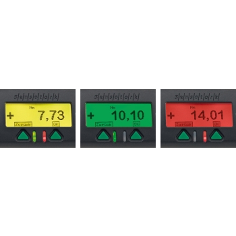 Stahlwille - Elektronischer Drehwinkel-Drehmomentschlüssel (SENSOTORK Nr. 713R) - Mess-Bereich: 10-200N·m - Abtrieb: 1/2" - Länge: 608mm