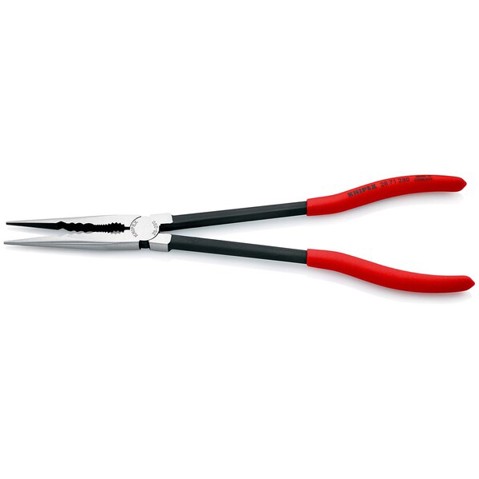 KNIPEX 28 71 280 Montierzange mit Querprofilen mit Kunststoff überzogen schwarz atramentiert 280 mm