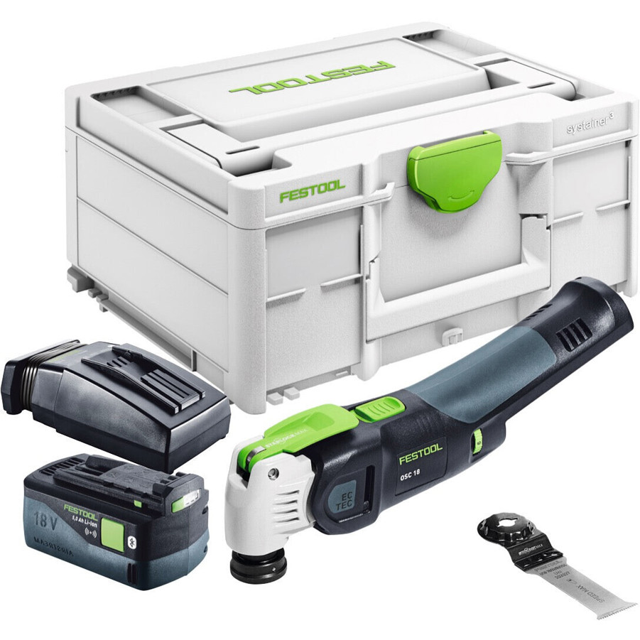 Festool - OSC 18 - Profi Akku-Multi-Cutter (1x 5,0 Ah, Starlock-Max)