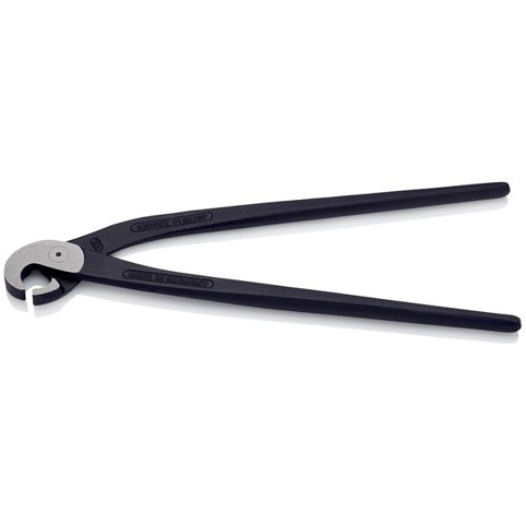 KNIPEX 91 00 200 Fliesenlochzange (Papageienschnabelzange) schwarz atramentiert 200 mm