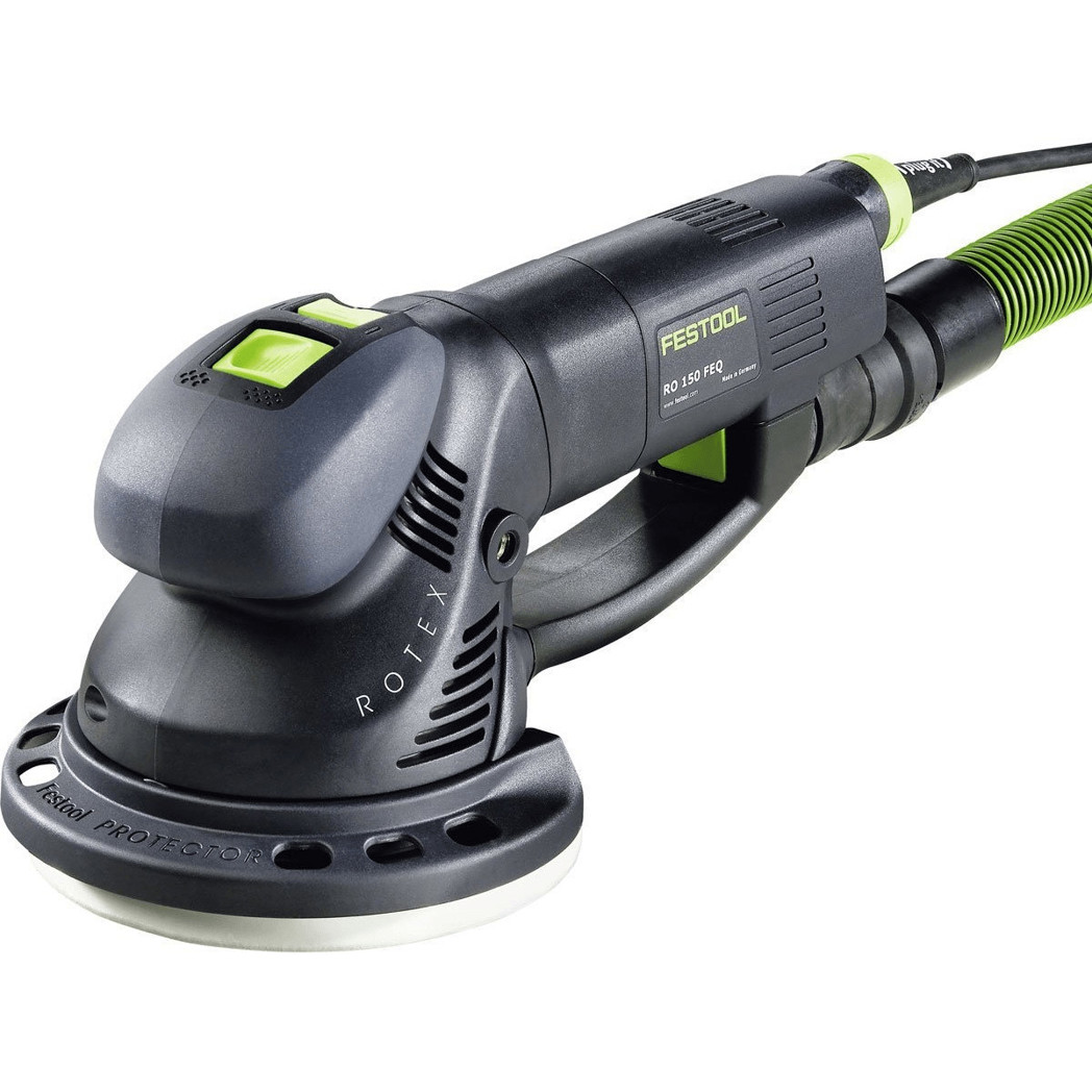 Festool - RO 150 - Exzenterschleifer mit 150 mm Scheibendurchmesser, 720 Watt Leistung und Staubabsaugung