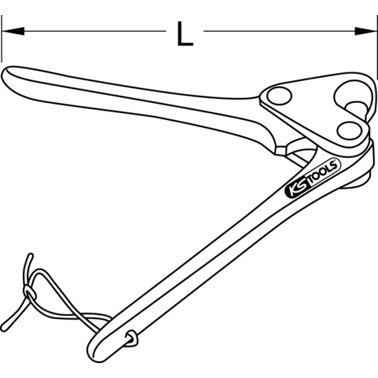 KS Tools – Blei-Plombenzange (8mm, 130mm)