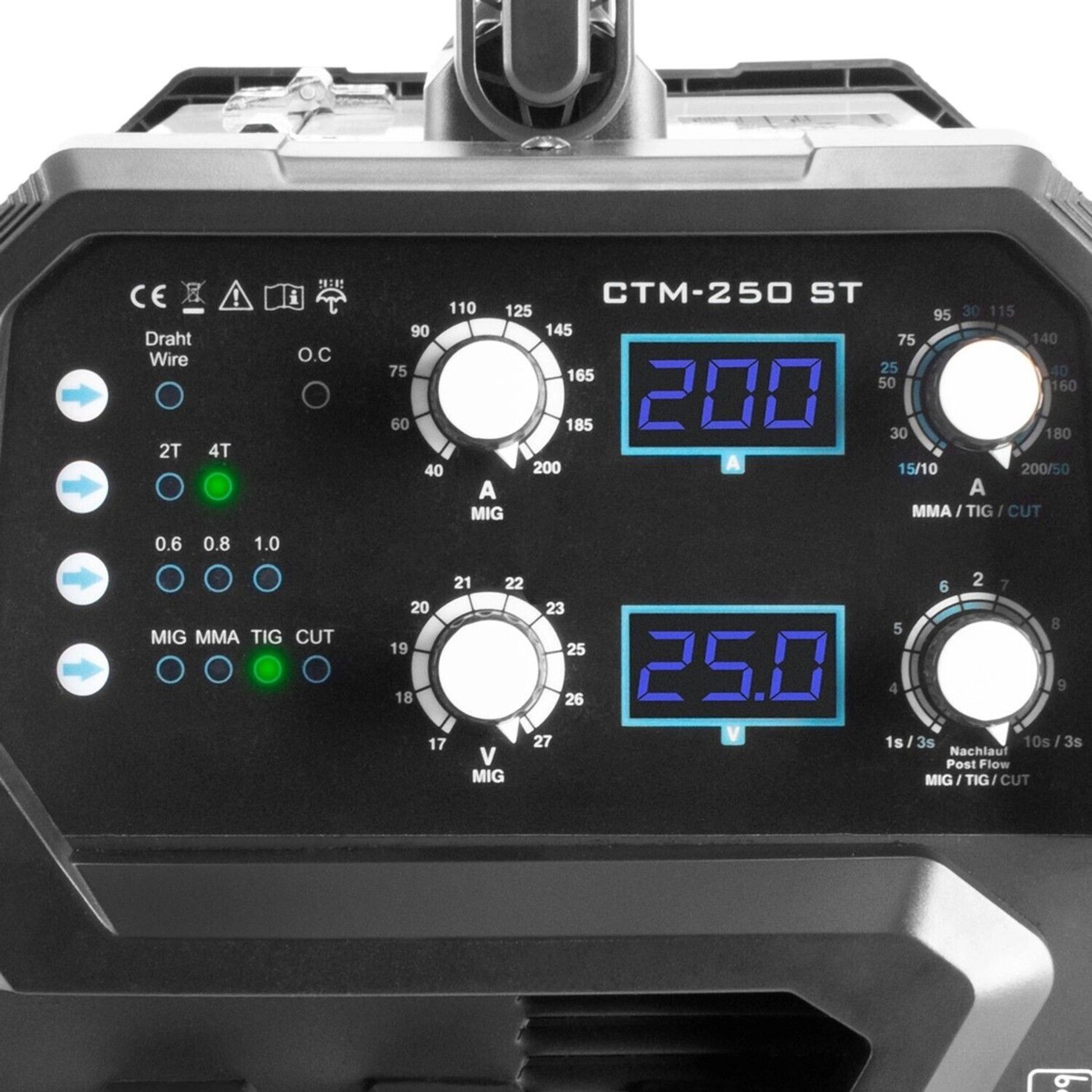 Stahlwerk - CTM-250 ST Digital - Inverter-Schweißgerät mit IGBT-Technologie (1044)