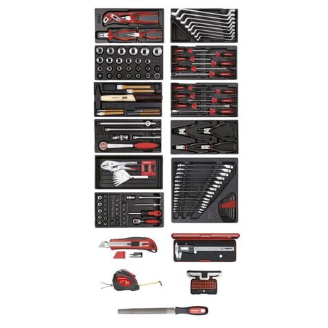 GEDORE red R21010002 Werkzeugsatz 11x CT-Module + diverse Werkzeuge 166-teilig