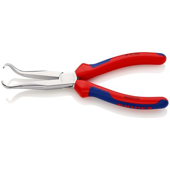 KNIPEX 38 95 200 Mechanikerzange mit Mehrkomponenten-Hüllen verchromt 200 mm