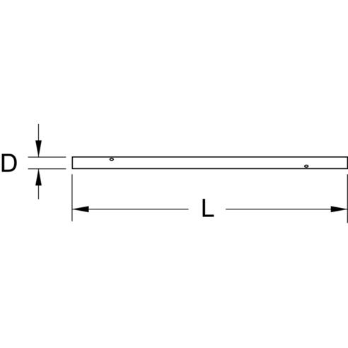 KS Tools - Drehstift Ø 36, 100mm (für 6-kant-Steckschlüssel)