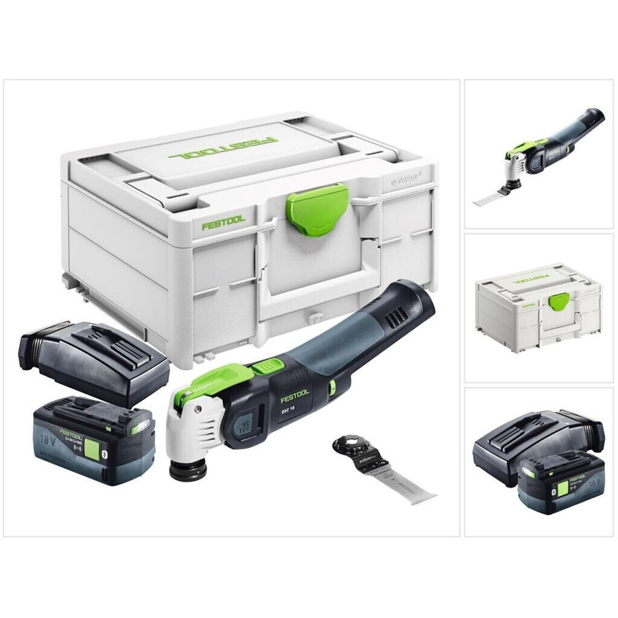 Festool - OSC 18 - Profi Akku-Multi-Cutter (1x 5,0 Ah, Starlock-Max)