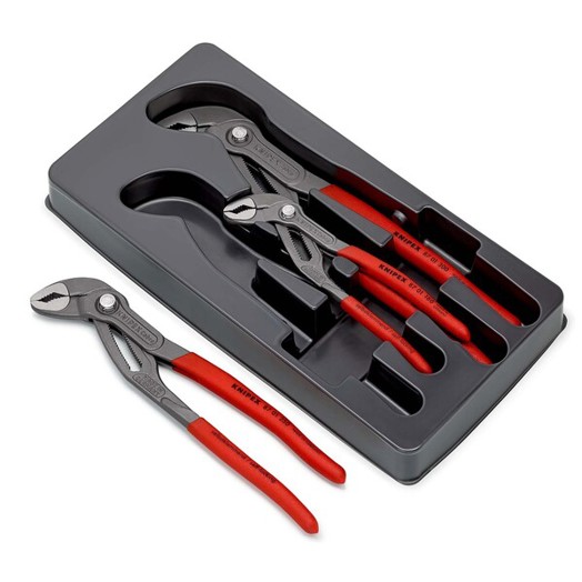 KNIPEX 00 20 09 V02 Cobra®-Paket 1 x 87 01 150 | 1 x 87 01 250 | 1 x 87 01 300 (SB-Karte/Blister)