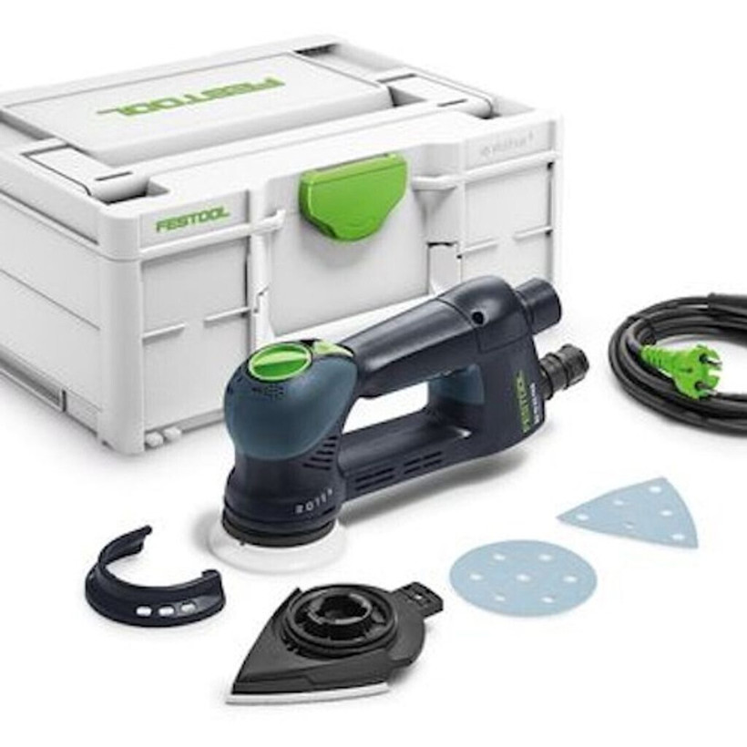 Festool - RO 90 DX - Profi Exzenterschleifer für Holz (Systainer, schwarz, 400W, rund, 1,4kg, 90mm)