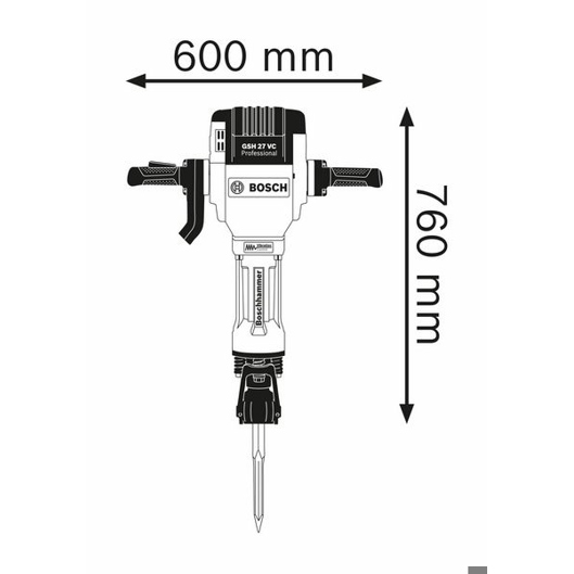 Bosch Abbruchhammer - GSH 27 (VC)