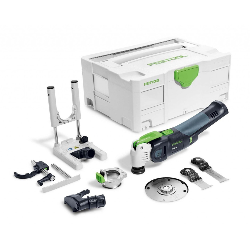 Festool - OSC 18 Li 3,1 E - Akku-Multi-Cutter Profi Set OSC