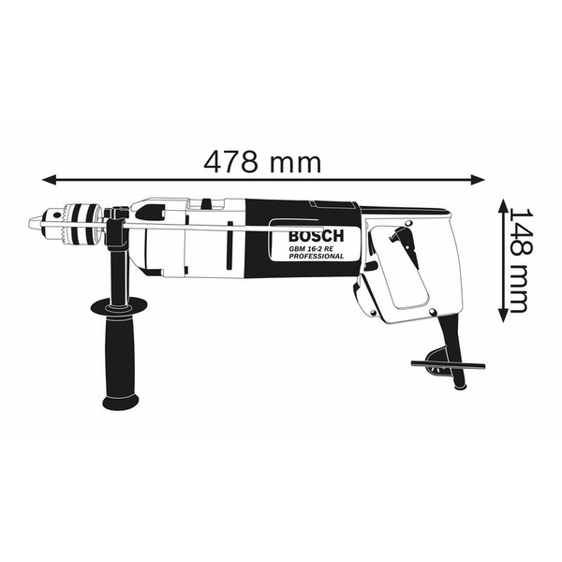 Bosch - Bohrmaschine (GBM 16-2 RE)