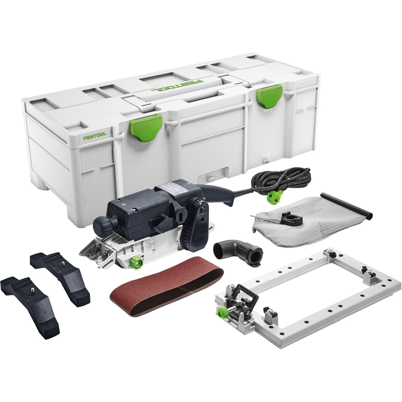 Festool - 576296 Bandschleifer BS 75 E-Set (schwarz, Systainer, für Metall und Holz)