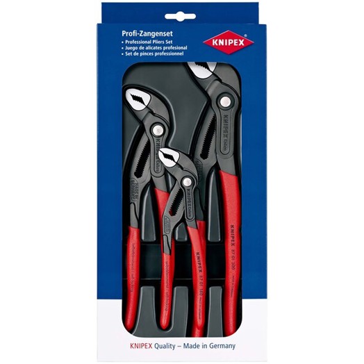 KNIPEX 00 20 09 V02 Cobra®-Paket 1 x 87 01 150 | 1 x 87 01 250 | 1 x 87 01 300 (SB-Karte/Blister)