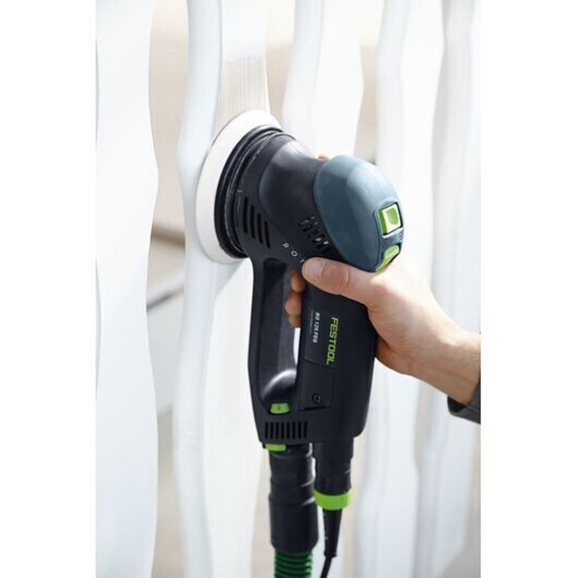 Festool - RO 150 FEQ-Plus (576017) - Exzenterschleifer (schwarz, Systainer, Klett-Fix-System, Staubabsaugung, 150 mm)