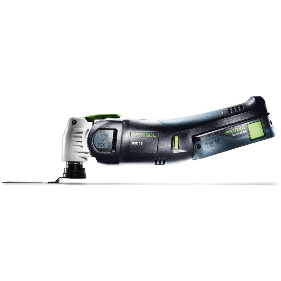 Festool - OSC 18 Li 3,1 E- Akku-Multi-Cutter Pro (18 V, Li-Ion, 1,6 kg)