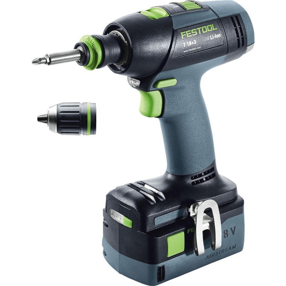 Festool - 574756 (Akkubohrschrauber Pro 18V, 2-Gang, 45Nm, 1,5 - 13 mm)