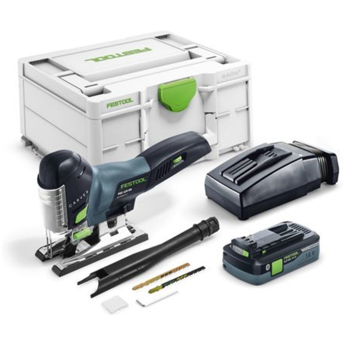 Festool - PSC 420 Li EBI-Plus - Akku-Stichsäge 18V Li-Ion, max. 120mm Holzschnitttiefe, inkl. 1 Akku