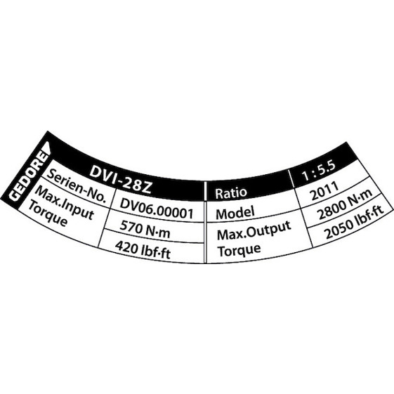 Gedore - DVI-28Z (Drehmomentvervielfältiger) DREMOPLUS ALU, 2800 Nm