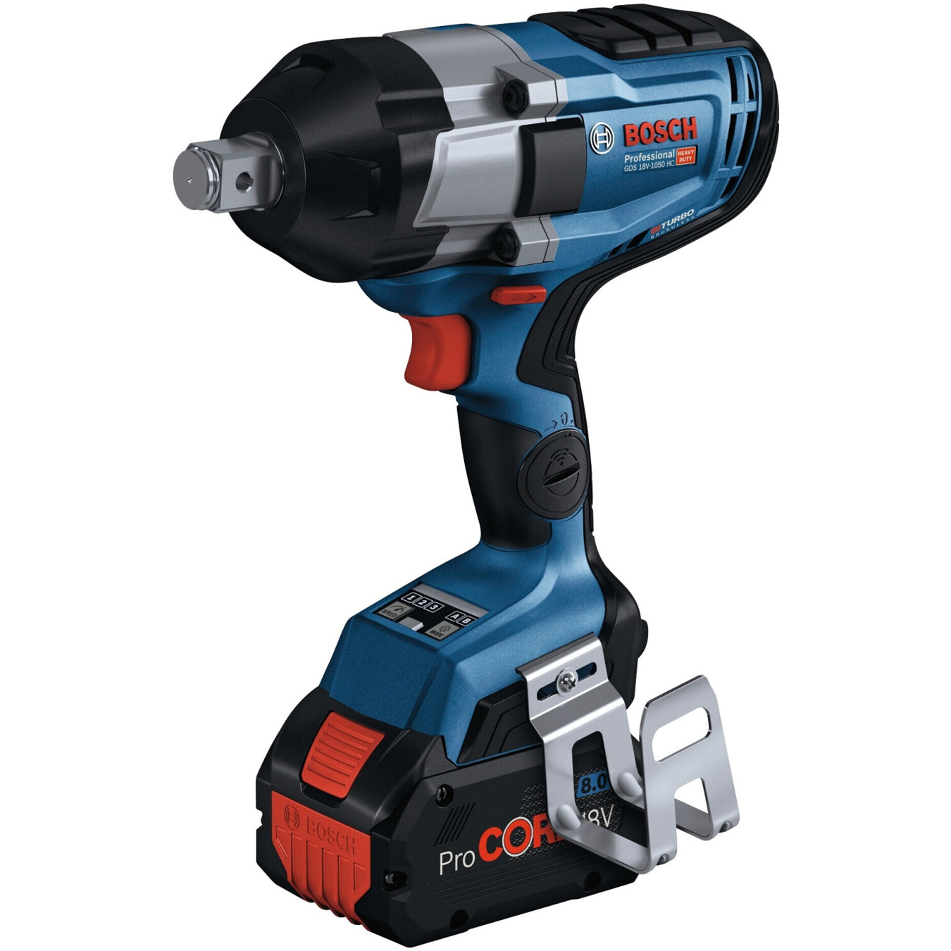 Bosch - GDS 18V-1000 C - Akku-Schlagschrauber (blau, Gewerbe/Industrie/Profi, Li-Ion, 1.000 Nm, L-Boxx)