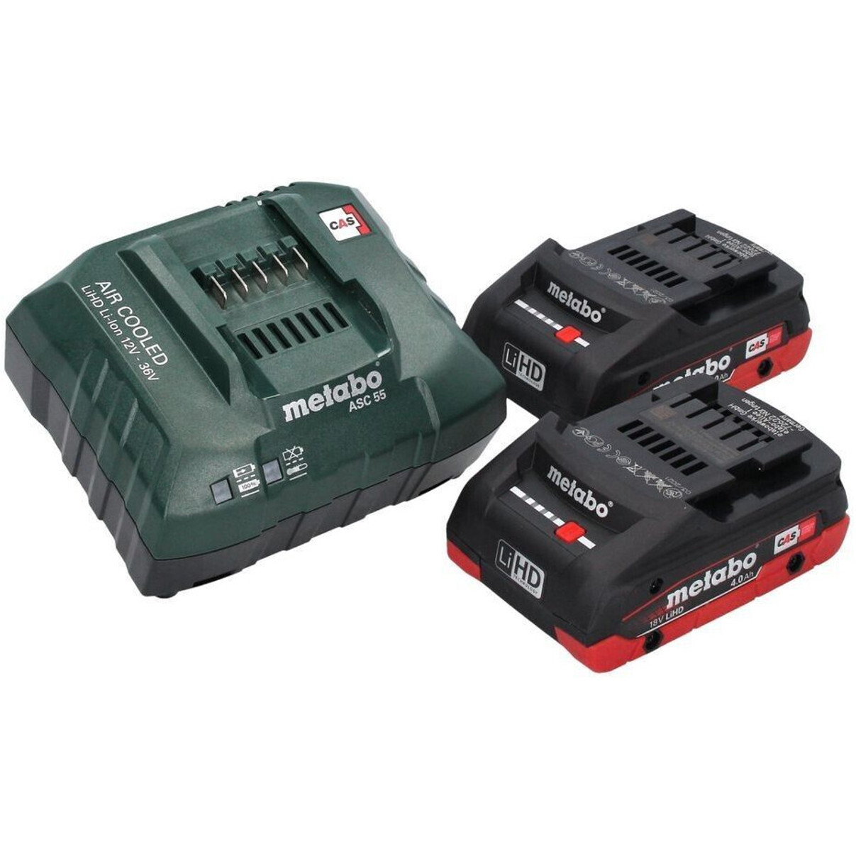 Metabo - STA 18 LTX 150 BL - Akku Pendelhubstichsäge mit 2 Akkus (Holz, LiHD, LED-Licht, bürstenloser Motor, Softgriff, 1.000-3.500 U/min)