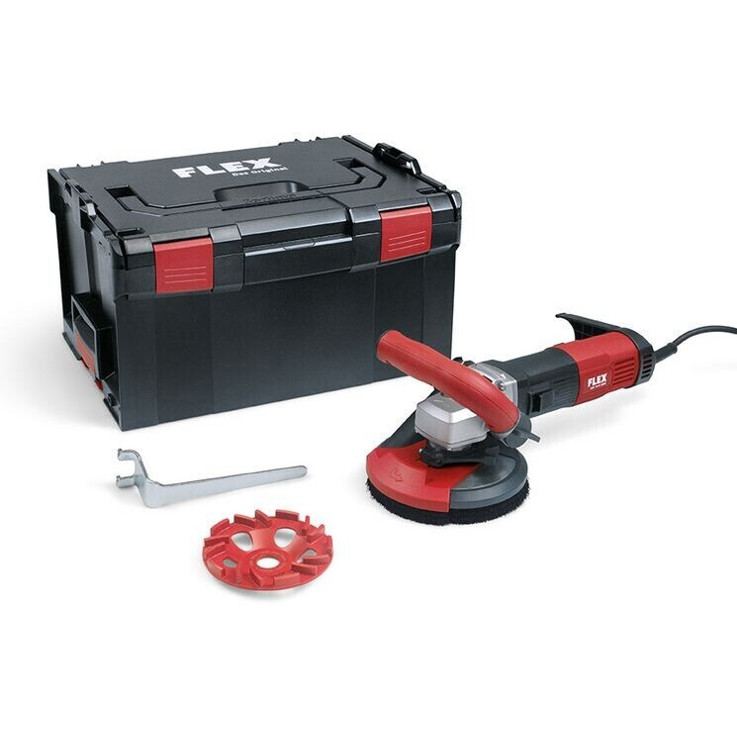 Flex-Tools - LDE 16-8 125 R - Profi Trockenbauschleifer, 1.600 W, 125 mm, Sanftanlauf, Staubabsaugung (504.998)