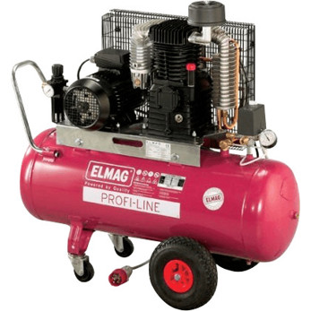 ELMAG - 600/10/100 D - Kolbenkompressor Turbo, 260 l/min, 1,8 kW, Rot