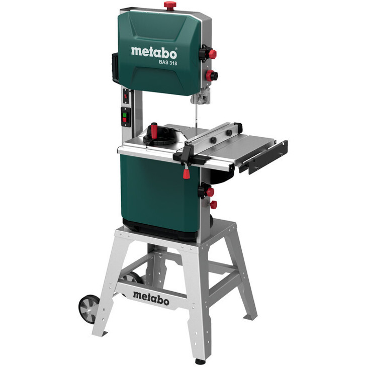 Metabo - BAS 318 DNB - Tischbandsäge für Holz & Kunststoff (230V, 2.240mm Sägeband, 660W)